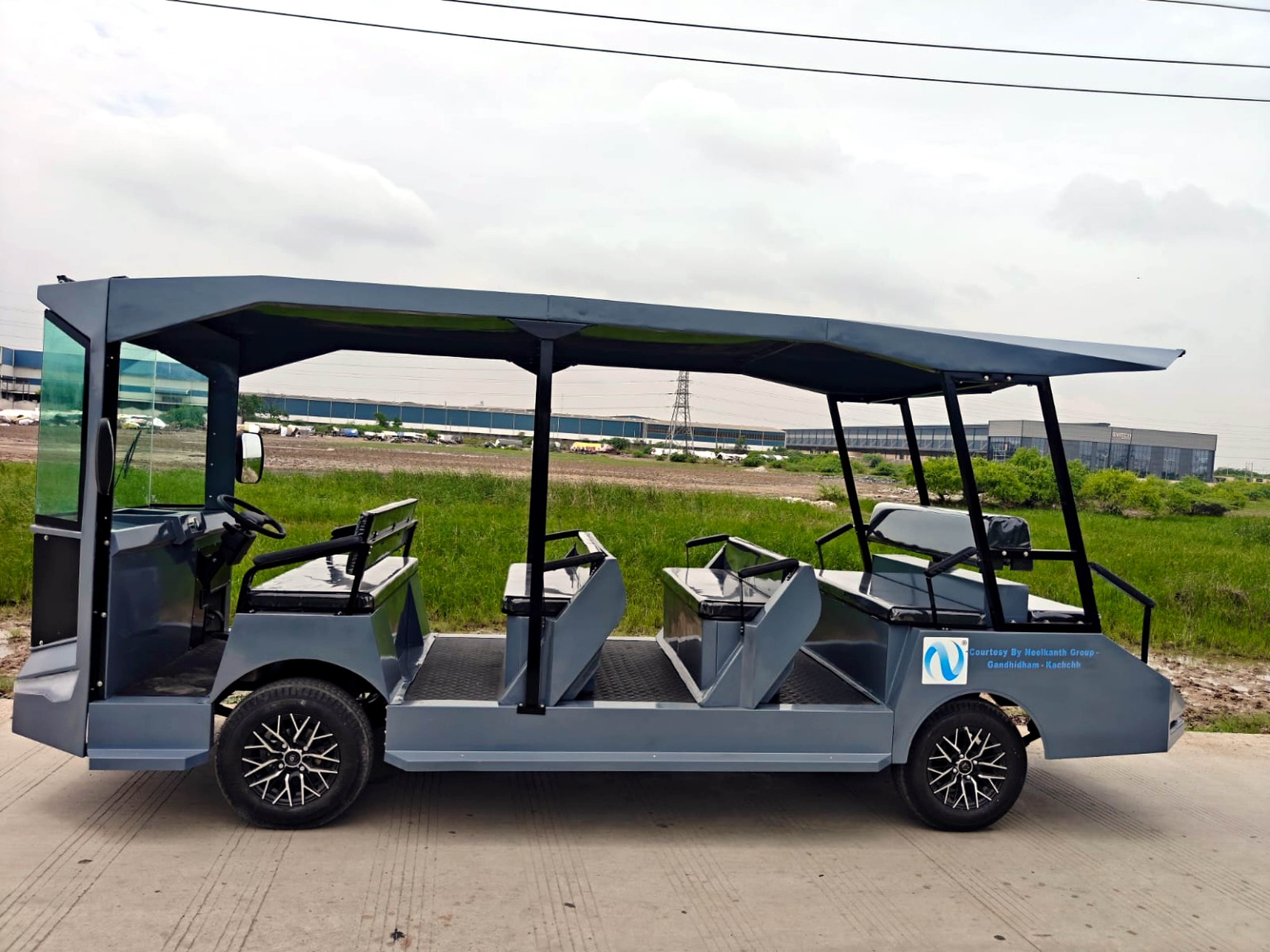 Neelkanth Group campus shuttle vehicle