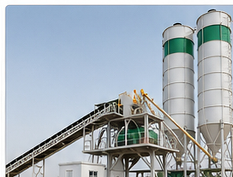 Representative concrete batching plant